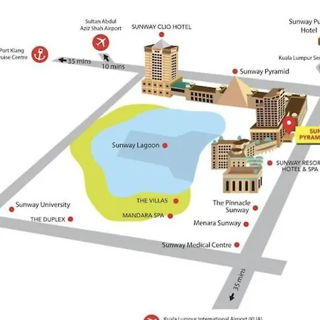 Resort Suites By Landmark At Bandar Sunway Sunway Lagoon Kampong Penaga  Exterior photo